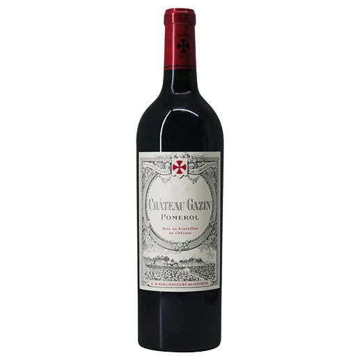 A bottle of 2015 Chateau Gazin 750ml Red Wine