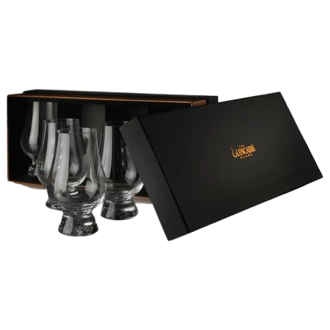 Glencairn Original Crystal Whisky Glasses in Presentation Box of Qty4