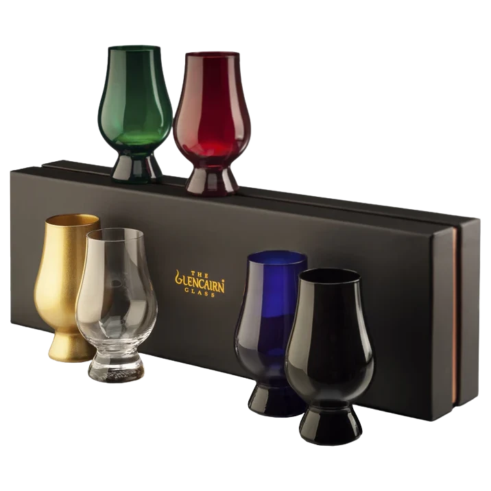 Solid Presentation Box with 6 Original Glencairn Whisky Glasses