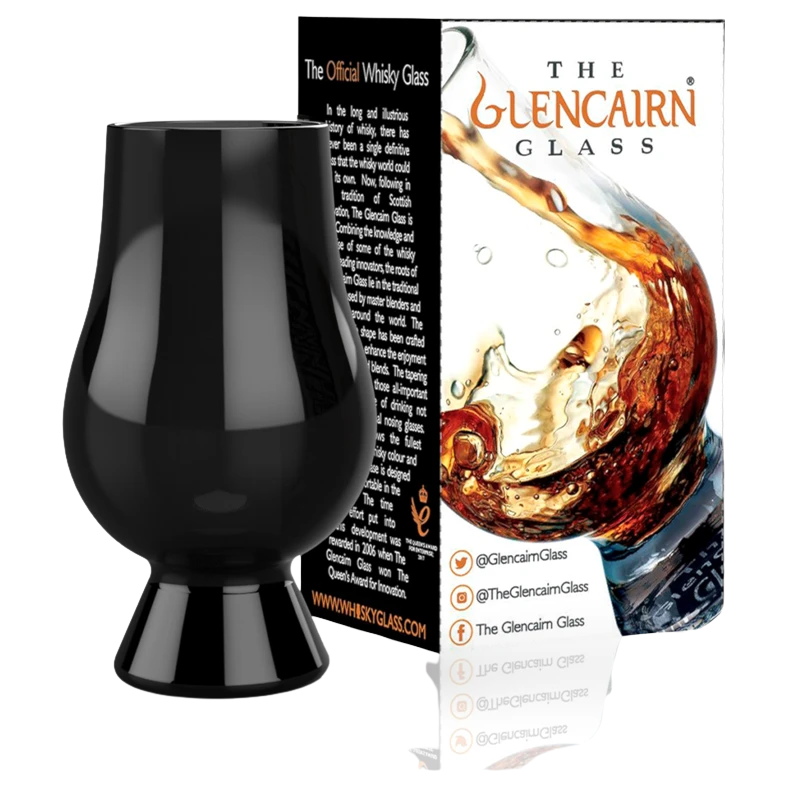 Glencairn Original BLACK Whisky Glass with Gift Carton