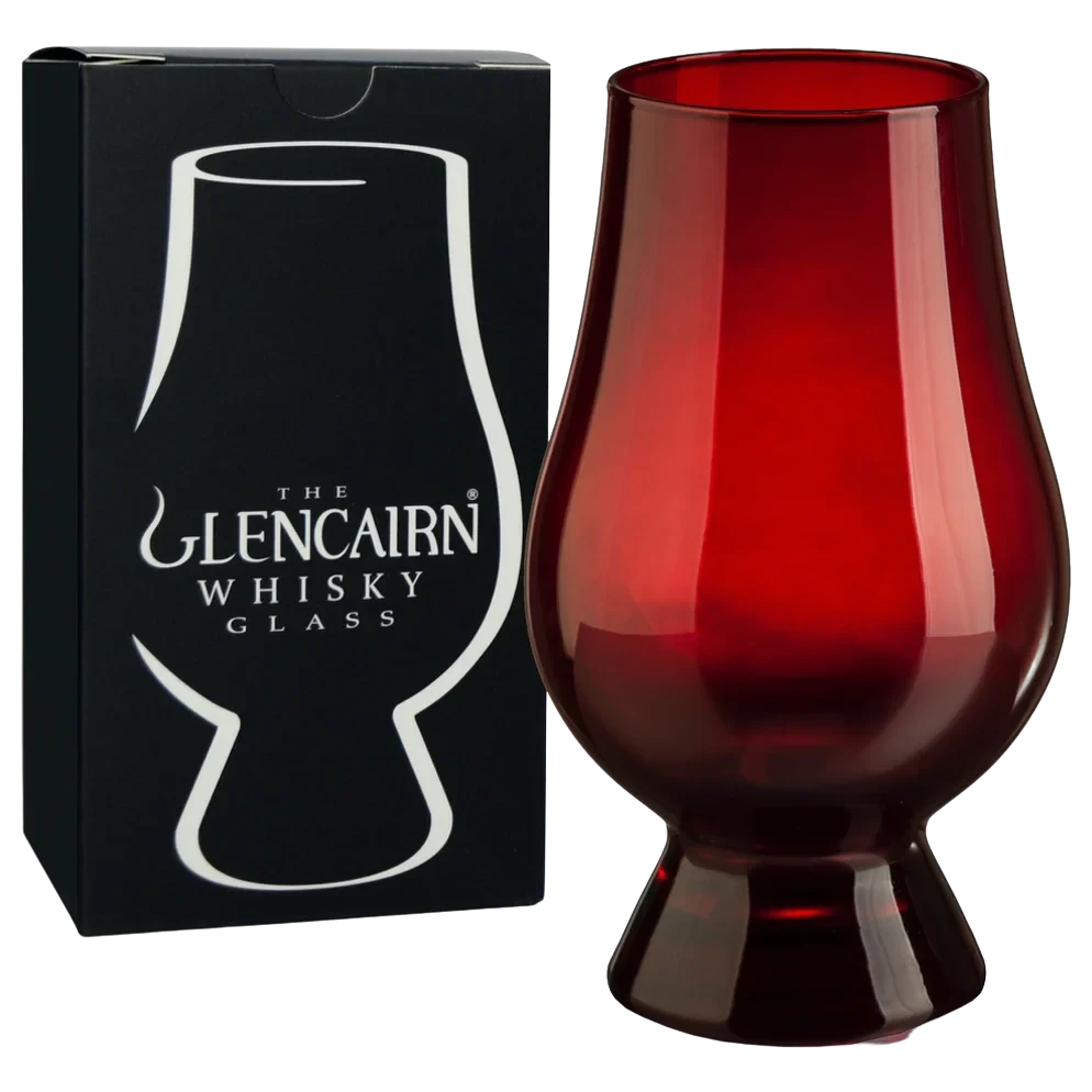 Glencairn Original RED Whisky Glass with Carton