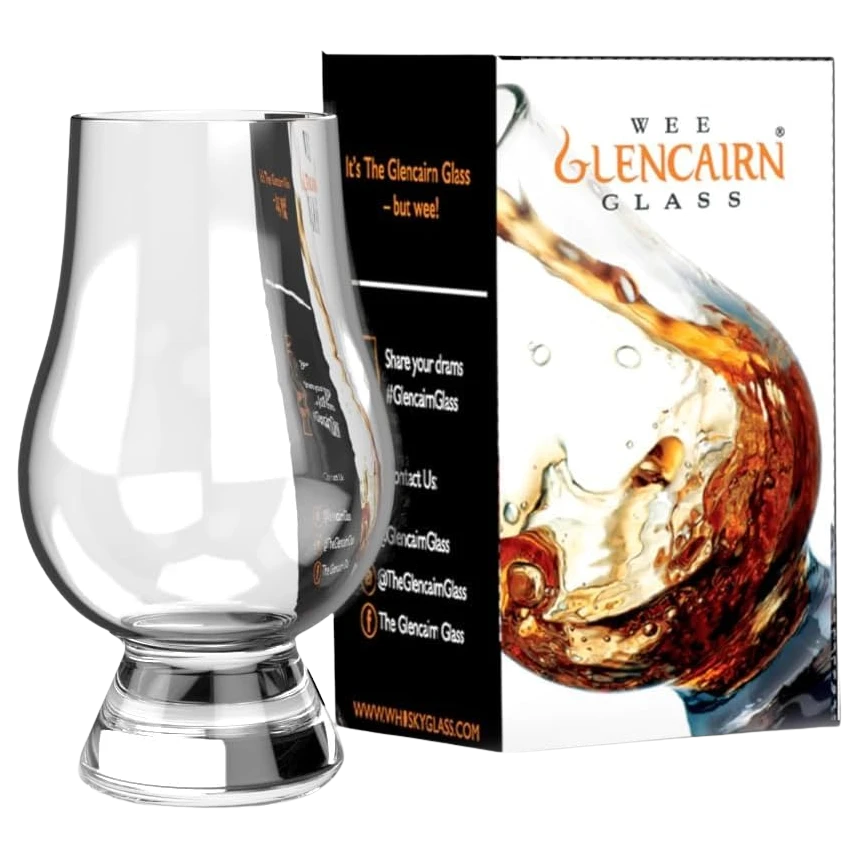 Glencairn Wee Crystal Whisky Glass in Colour Gift Carton