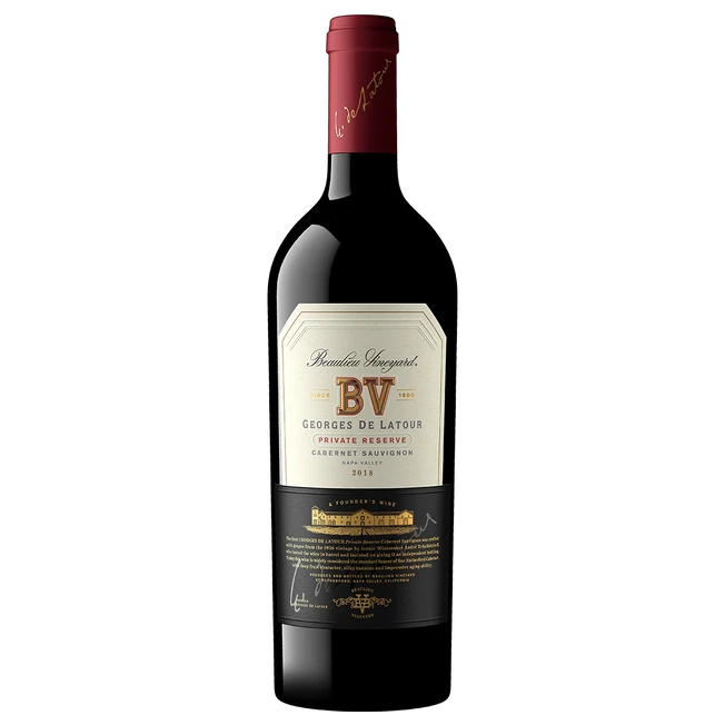 A bottle of Georges De Latour Cabernet Sauvignon 2018 750ml Red Wine
