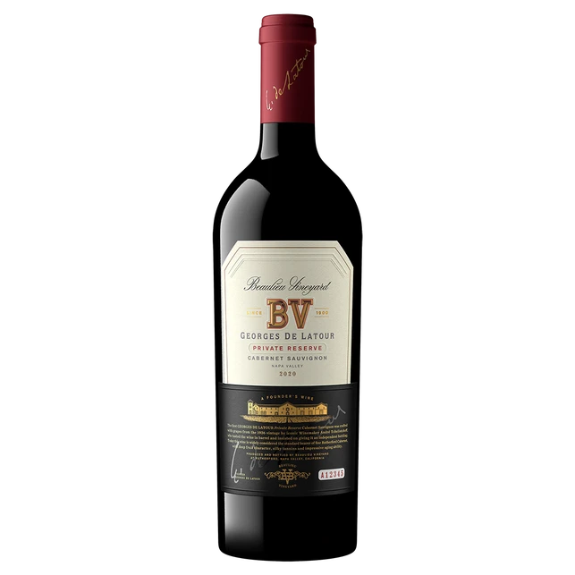 A bottle of 2020 Beaulieu Vineyard Georges De Latour 750ml Red Wine