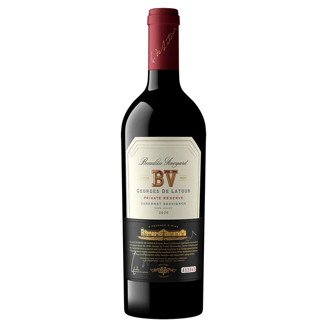 A bottle of 2020 Beaulieu Vineyard Georges De Latour 750ml Red Wine