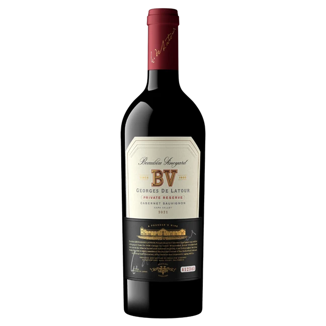 A bottle of 2021 Beaulieu Vineyard Georges De Latour 750ml Red Wine