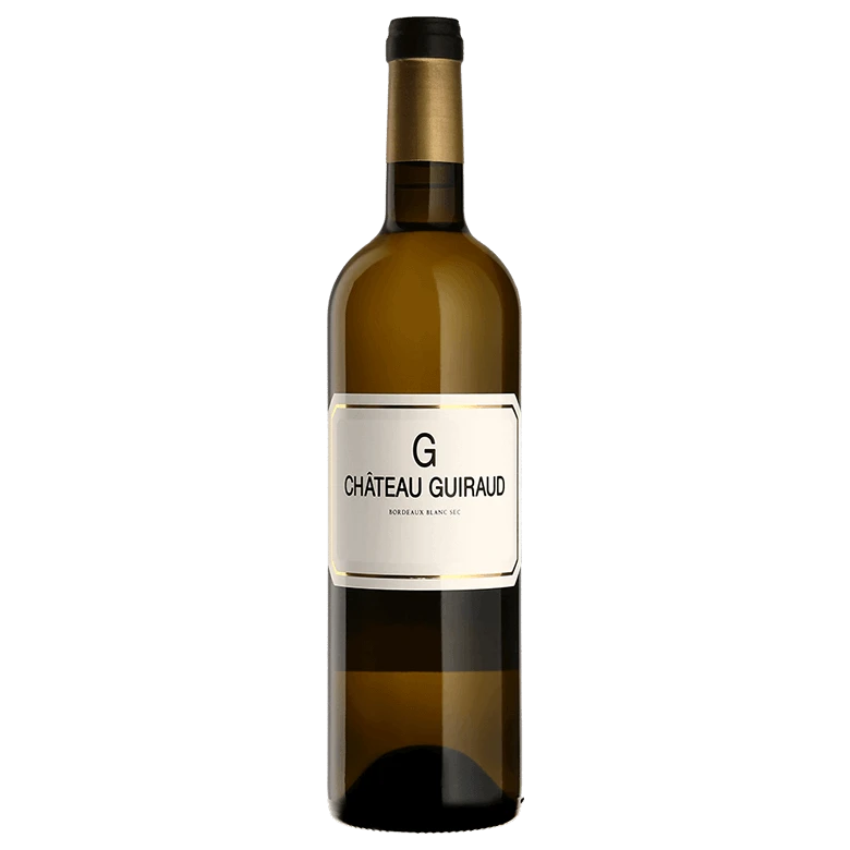 A bottle of 2024 Château Guiraud Le G de Guiraud Bordeaux Blanc 750ml White Wine