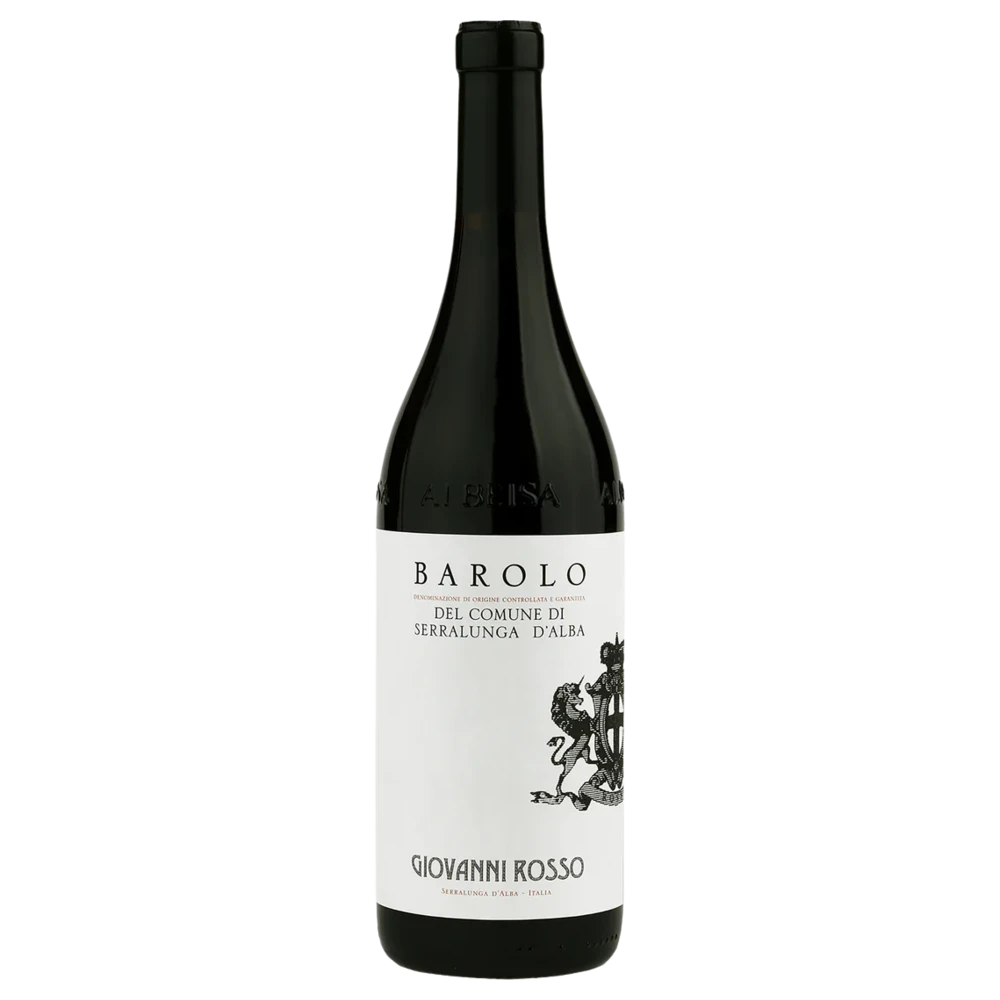 A bottle of 2020 Giovanni Rosso Barolo Serralunga d'alba del Comune 750ml Red Wine