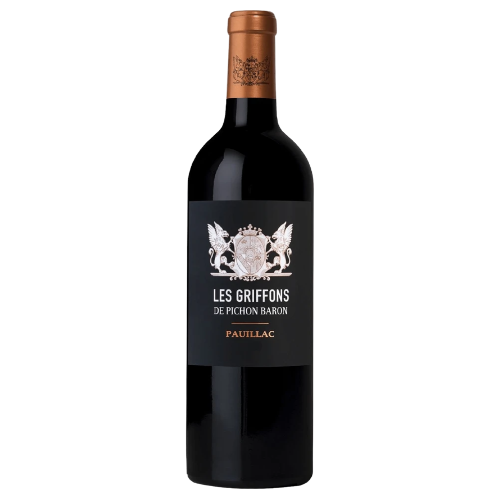 A bottle of 2016 Les Griffons De Pichon Baron 750ml Red Wine