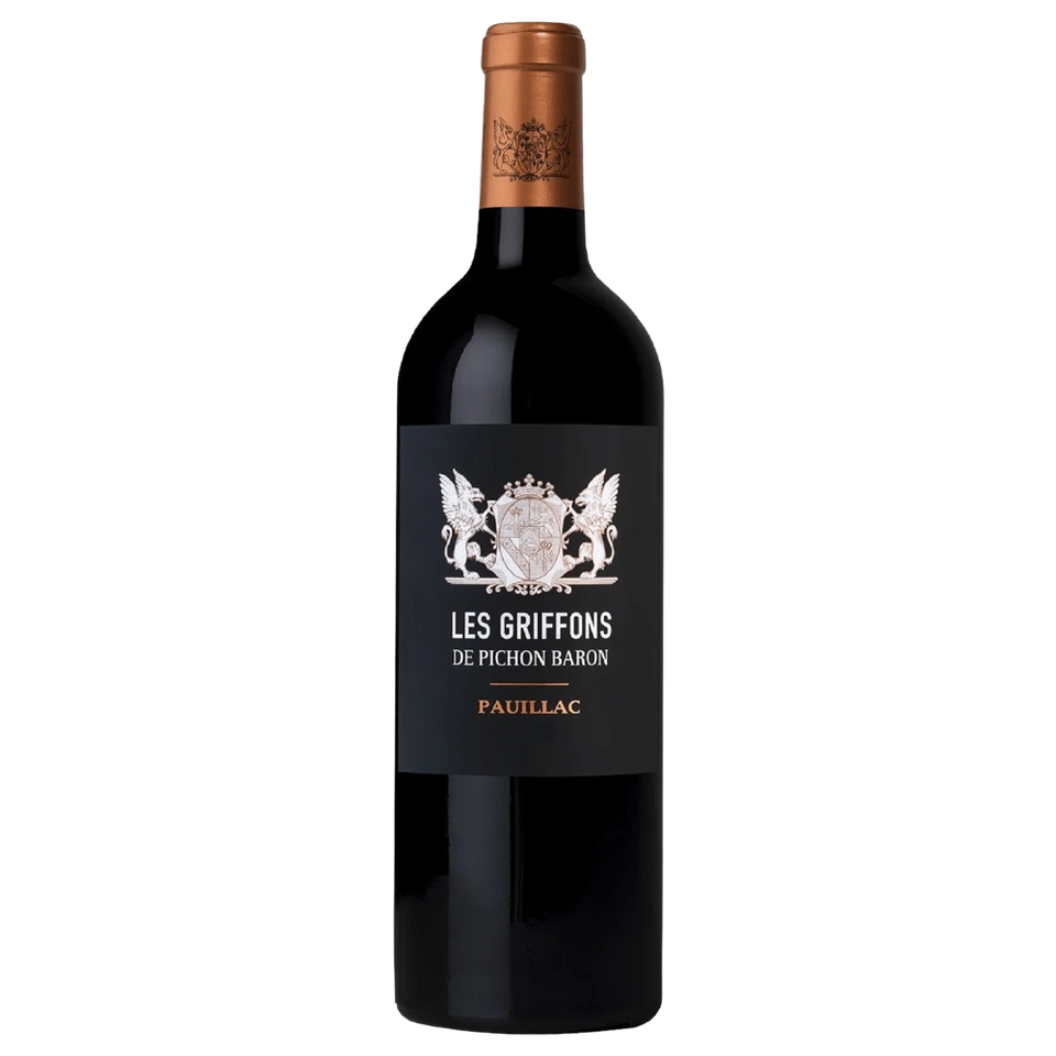 A bottle of 2016 Les Griffons De Pichon Baron 750ml Red Wine