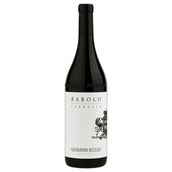 A bottle of 2019 Giovanni Rosso Cerretta 750ml Red Wine