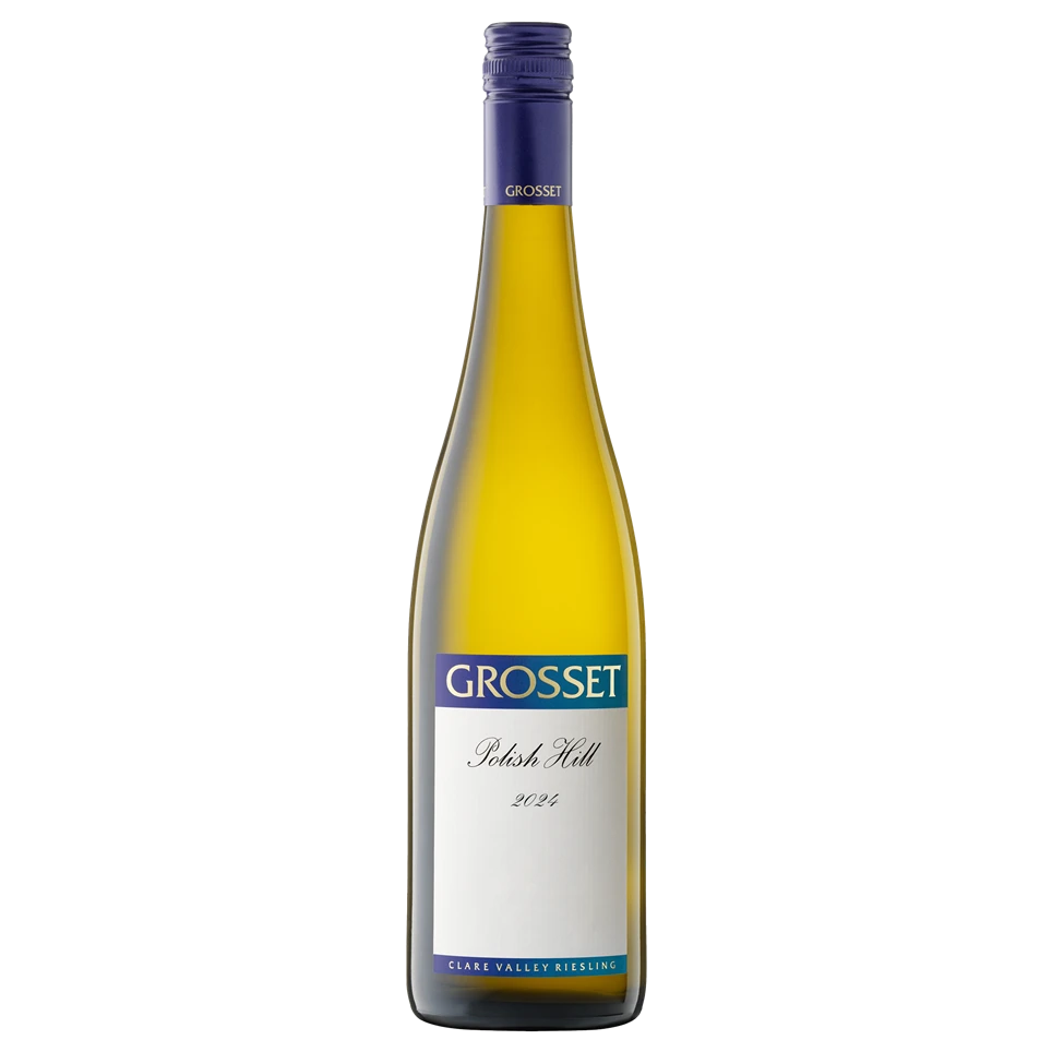 A bottle of 2024 Grosset Polish Hill Riesling 750ml White Wine