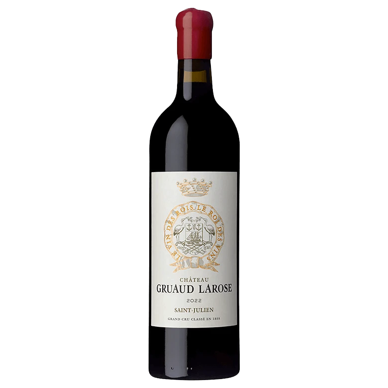 A bottle of 2022 Chateau Gruaud Larose 750ml Red Wine