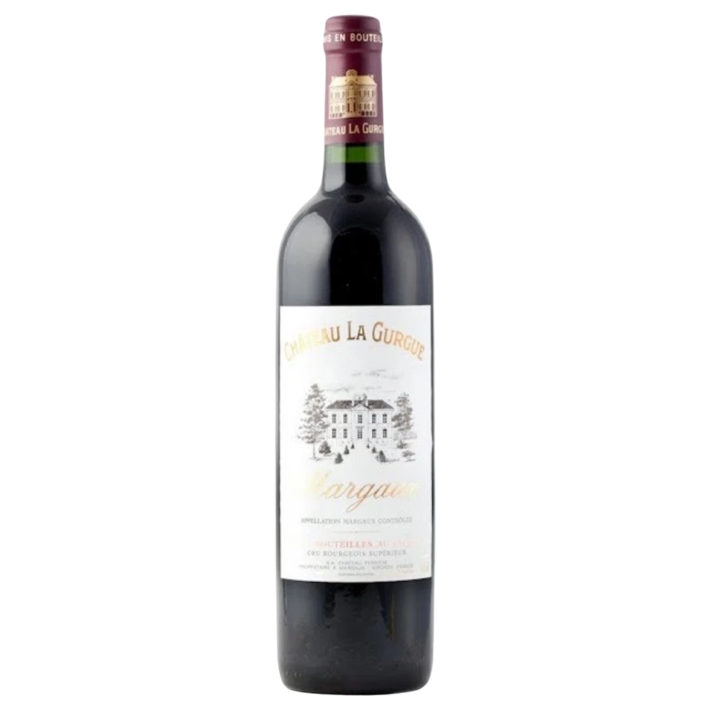 A bottle of Chateau La Gurgue 2021 375ml Red Wine