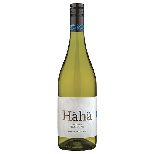 A bottle of 2024 Hãhã Hawke's Bay Pinot Gris 750ml White Wine