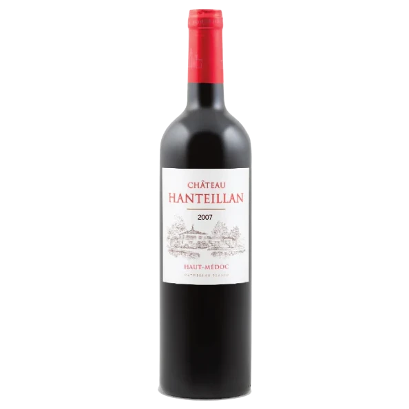A bottle of 2007 Chateau Hanteillan 750ml Red Wine
