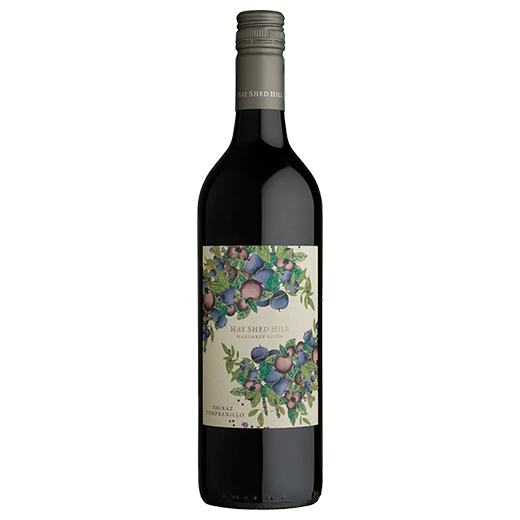 A bottle of 2021 Hay Shed Hill Vineyard Series Shiraz Tempranillo 750ml Red Wine