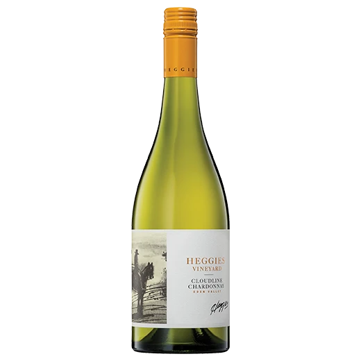 A bottle of 2024 Heggies Vineyard Cloudline Chardonnay 750ml White Wine