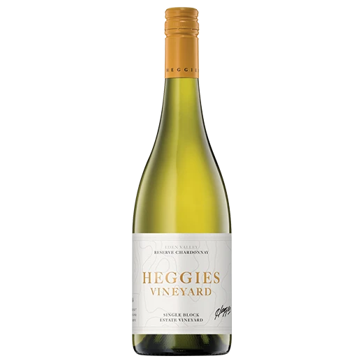 A bottle of 2022 Heggies Vineyard Reserve Chardonnay 750ml White Wine