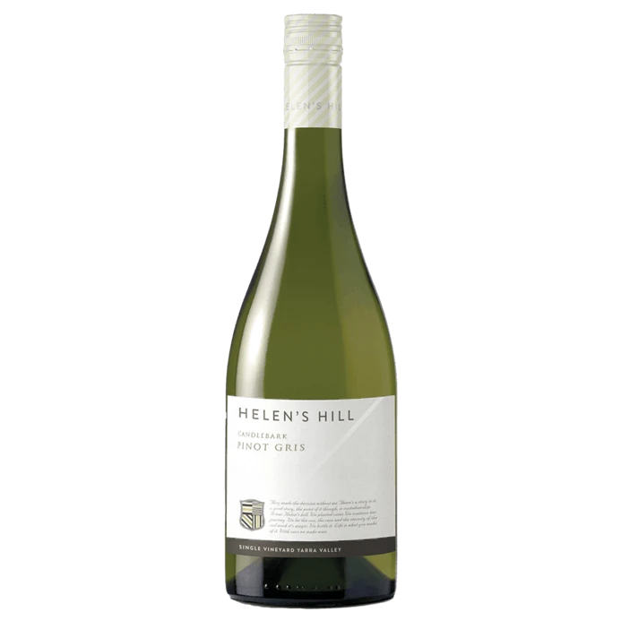 A bottle of 2024 Helen's Hill Candlebark Pinot Gris 750ml White Wine