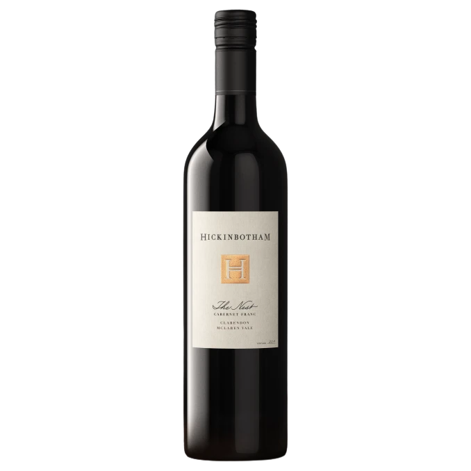 A bottle of 2022 Hickinbotham The Nest Cabernet Franc 6 Pk 750ml Red Wine
