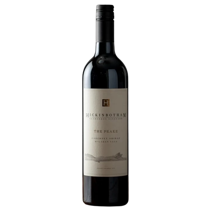 A bottle of 2022 Hickinbotham The Peake Cabernet Shiraz 3 Pk 750ml Red Wine