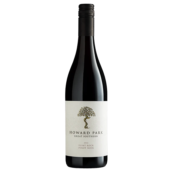 A bottle of 2024 Howard Park Flint Rock Pinot Noir 750ml Red Wine
