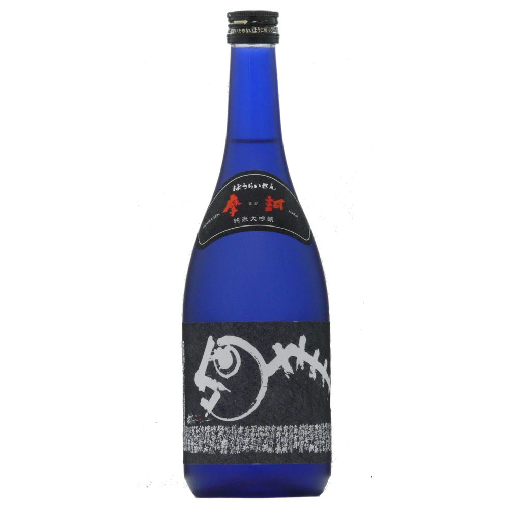 A bottle of NV Houraisen Maka Junmai Daiginjo NV  720ml