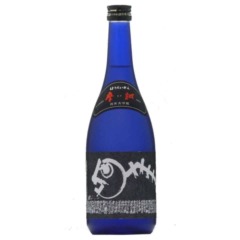 A bottle of NV Houraisen Maka Junmai Daiginjo NV  720ml