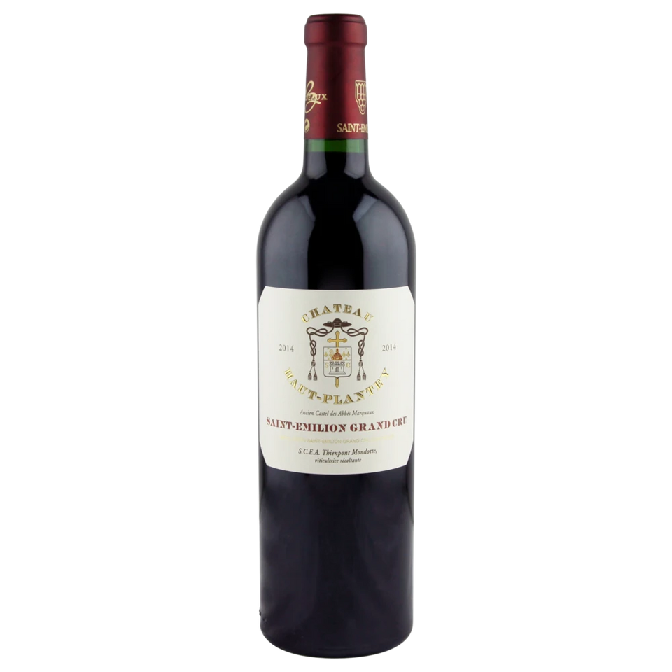 A bottle of 2014 Chateau Haut Plantey 750ml Red Wine