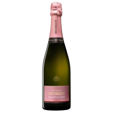 A bottle of 2015 Champagne Henriot Rose 750ml Sparkling Wine