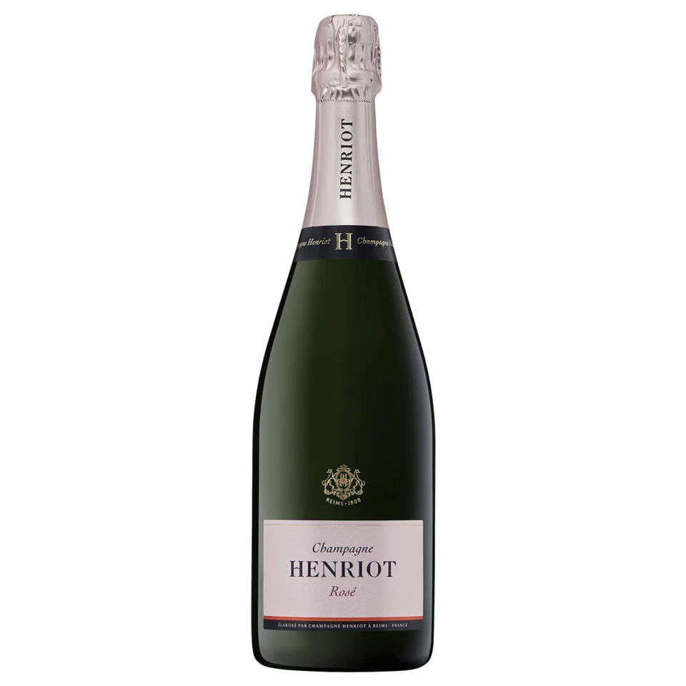 A bottle of NV Champagne Henriot Rose 750ml Sparkling Wine