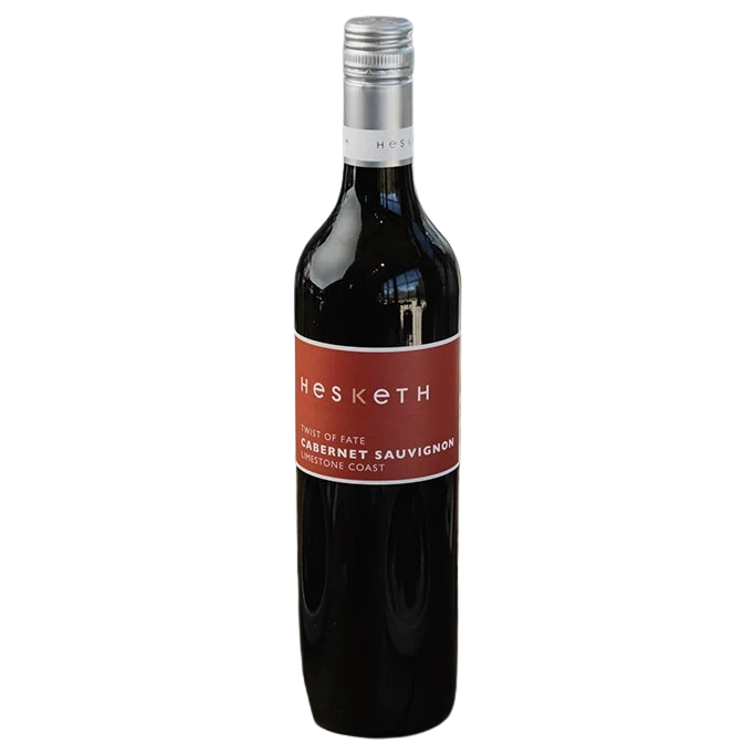 A bottle of 2022 Hesketh Twist of Fate Cab Sauv (Limestone Coast Series) 750ml Red Wine