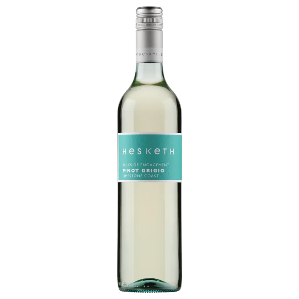 A bottle of 2024 Hesketh Rules of Engagement Pinot Grigio (Limestone Coast Series) 750ml White Wine