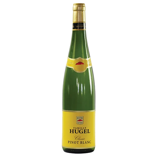 A bottle of 2023 Famille Hugel Pinot Blanc Classic 750ml White Wine