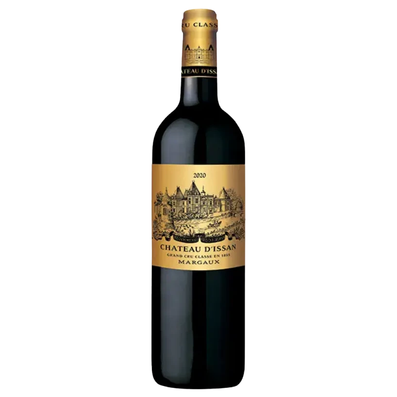 A bottle of 2022 Chateau D'Issan 375ml Red Wine