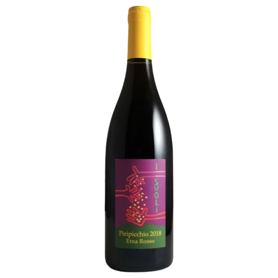 A bottle of I Suoli Etna Rosso Piripicchio DOC 2018 750ml Red Wine