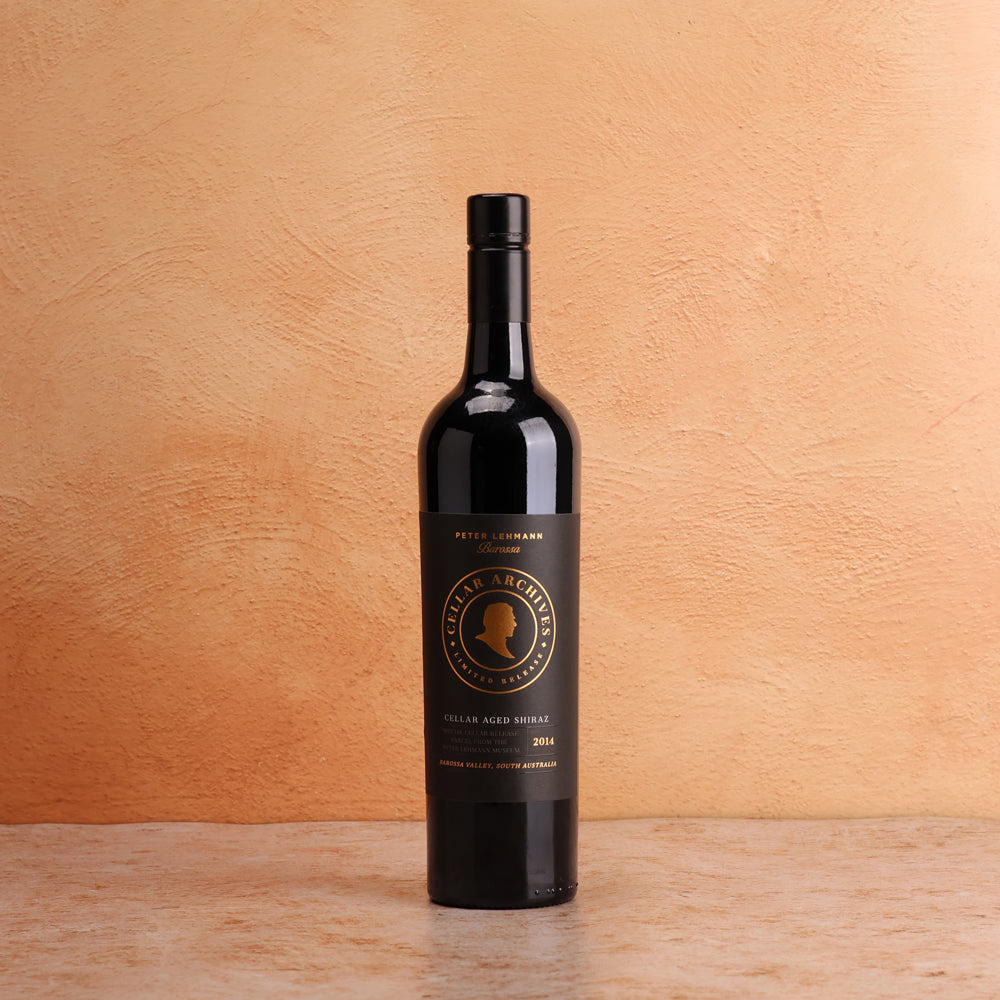 A bottle of Peter Lehmann Cellar Archive Aged Shiraz 2014 750ml Red Wine