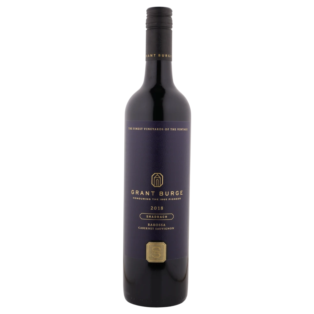 A bottle of Grant Burge Shadrach Cabernet Sauvignon 2018 750ml Red Wine