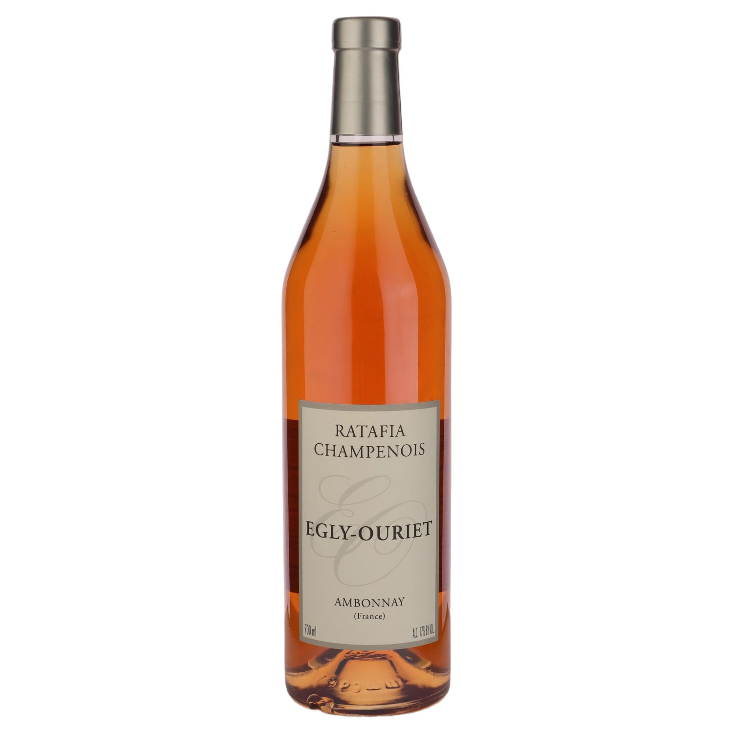 A bottle of Champagne Egly Ouriet Ratafia 750ml
