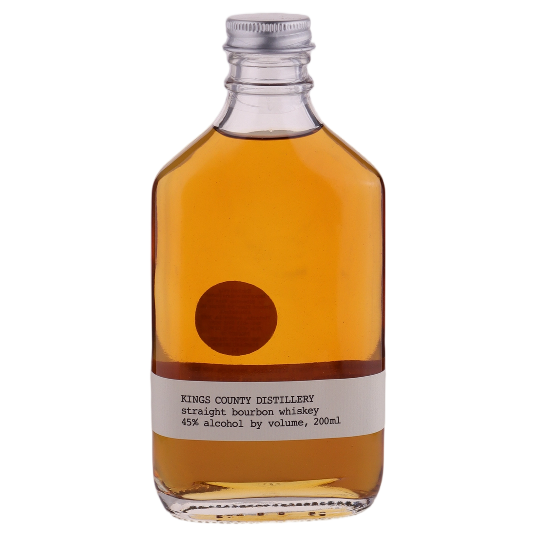 A bottle of Kings County Straight Bourbon 200ml
