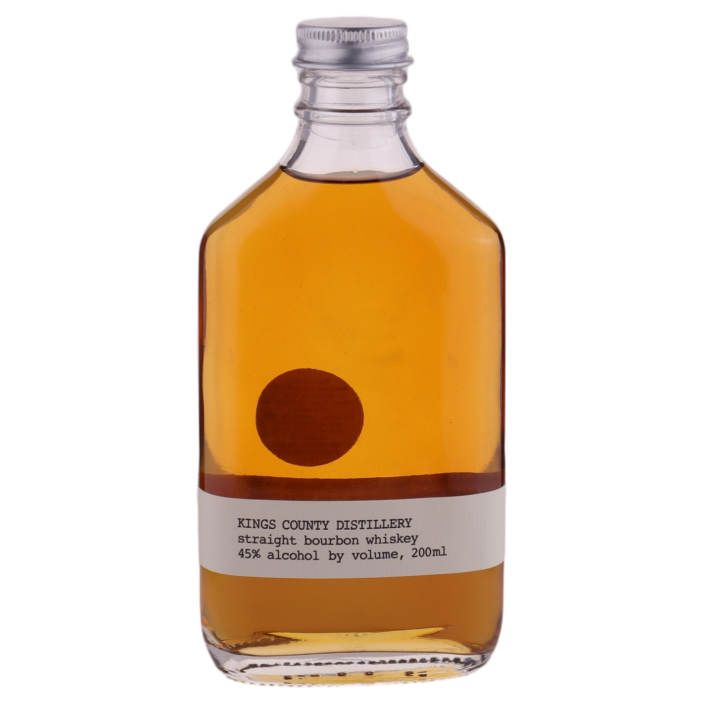 A bottle of Kings County Straight Bourbon 200ml