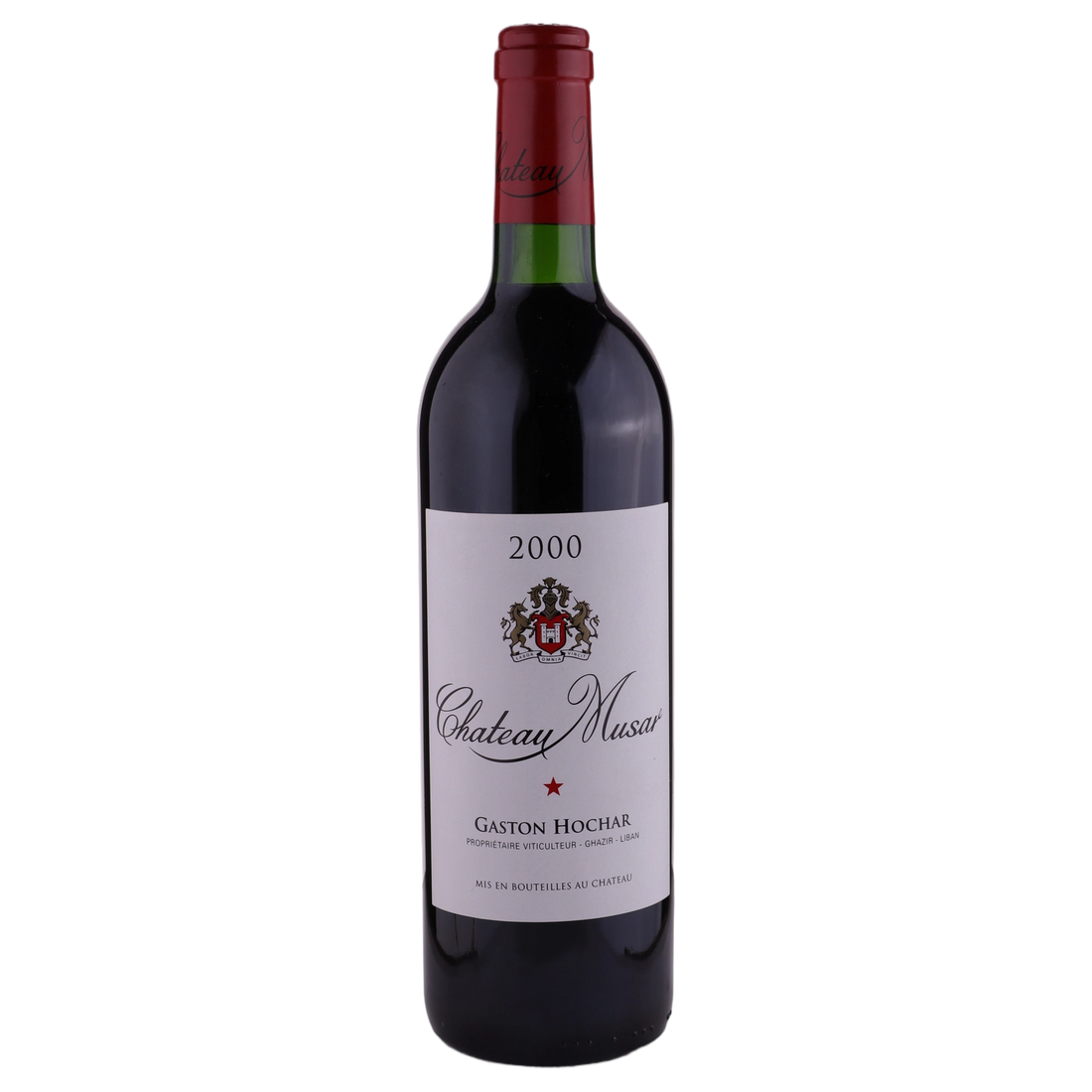 A bottle of 2000 Chateau Musar 750ml Red Wine