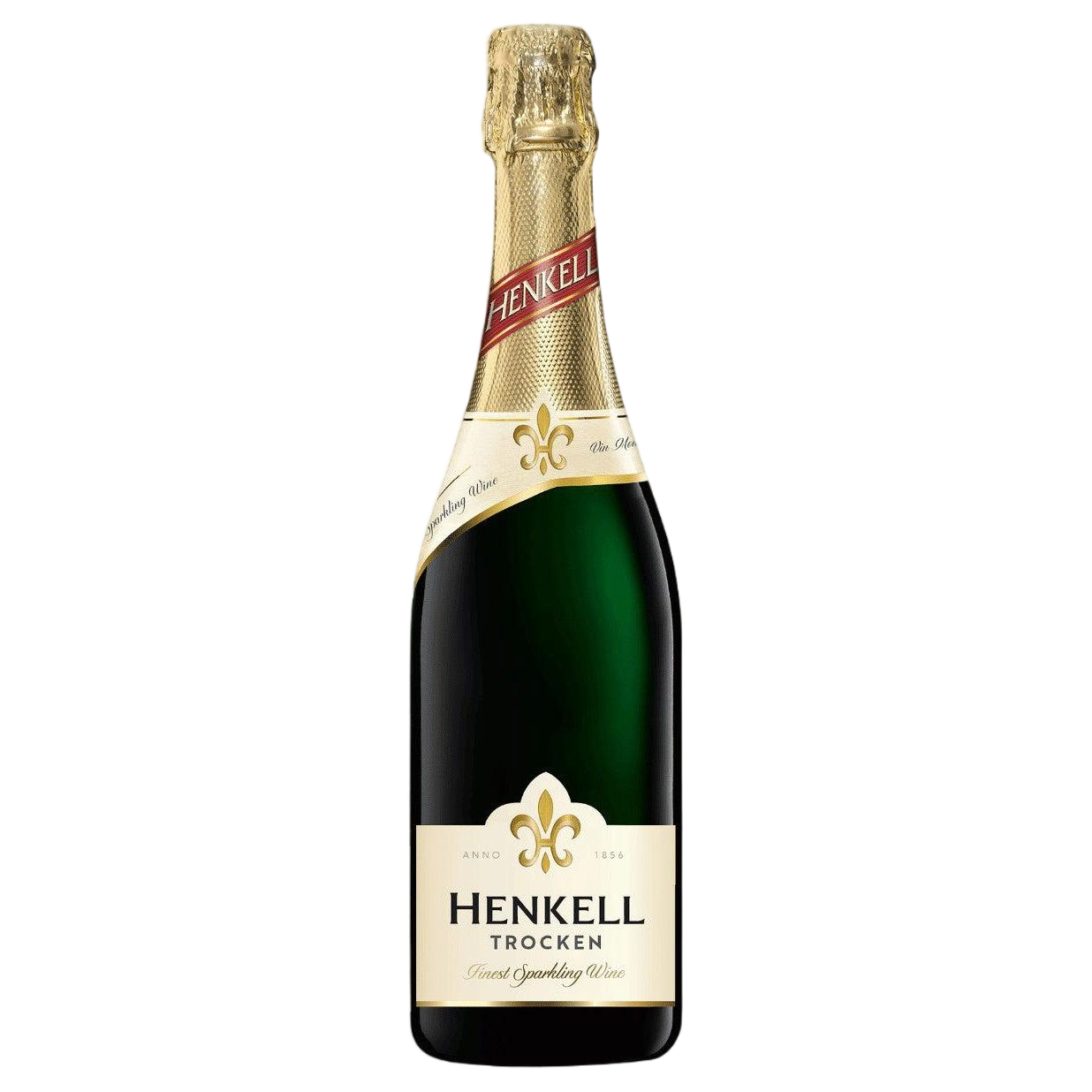 A bottle of NV Henkell Troken Dry 750ml Sparkling Wine