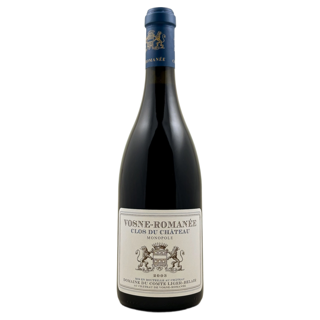 A bottle of 2003 Comte Liger belair Clos Du Chateau 2003 1500ml Red Wine