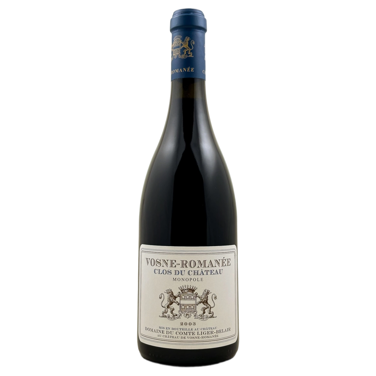A bottle of 2003 Comte Liger belair Clos Du Chateau 2003 1500ml Red Wine