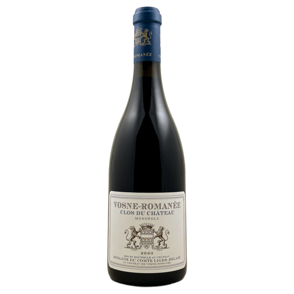 A bottle of 2003 Comte Liger belair Clos Du Chateau 2003 1500ml Red Wine