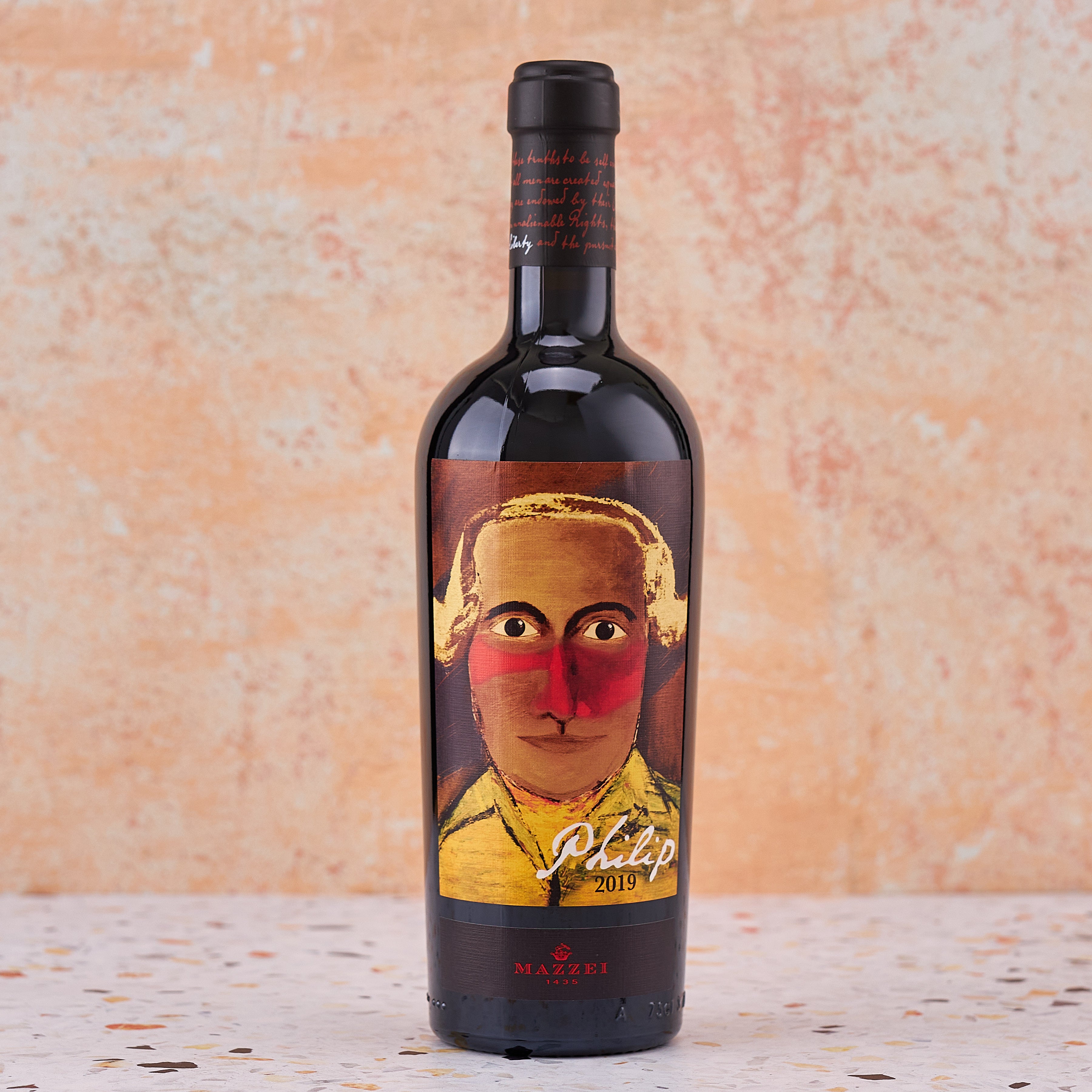A bottle of Mazzei Philip Cabernet Sauvignon 2019 750ml Red Wine