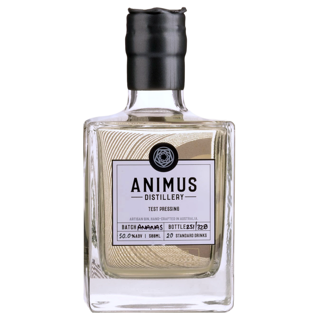 A bottle of Animus Distillery Ananas Gin 5000ml