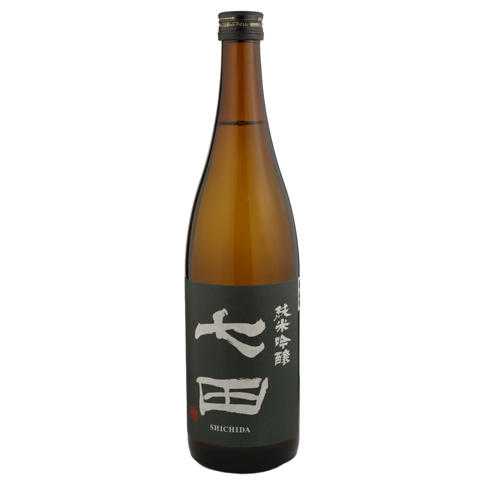 A bottle of NV Shichida Junmai Ginjo 720ml